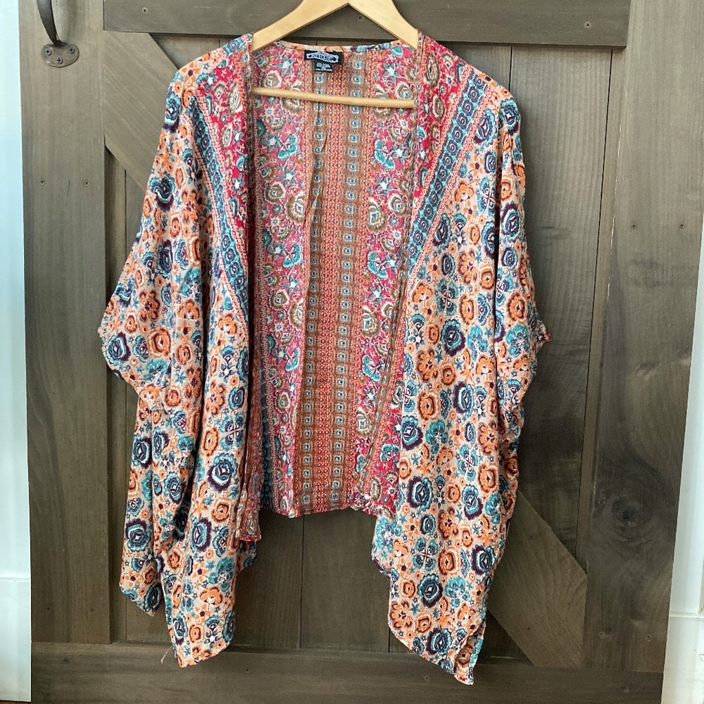 Angie kimono top shirt blouse bohemian boho size M